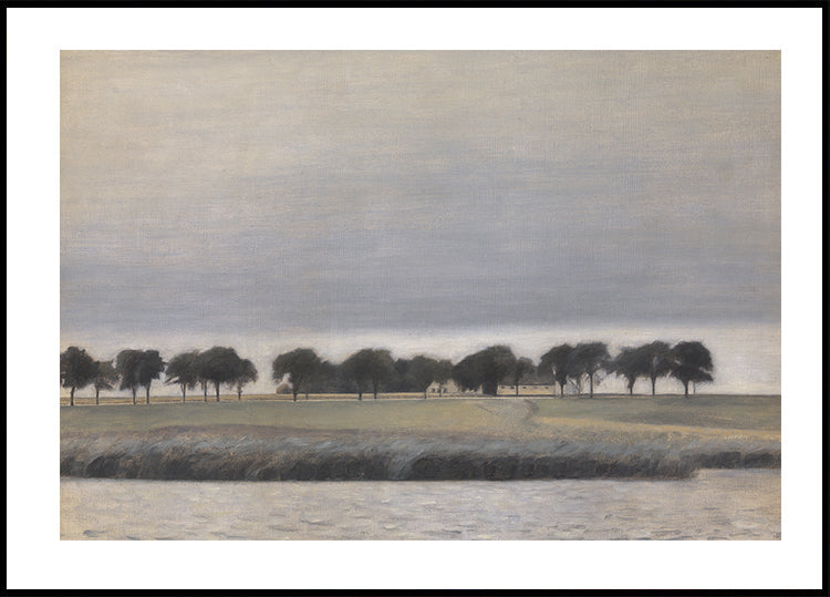 Study for Solregn Gentofte Lake Poster - Posterbox.dk