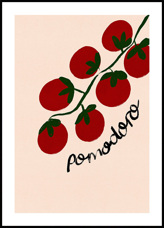 Pomodoro Tomato Italian Food Poster
