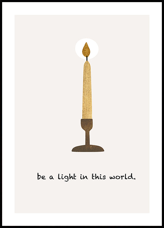 Be a Light Poster