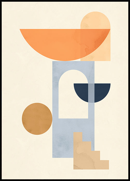 Geometric composition 7 Poster