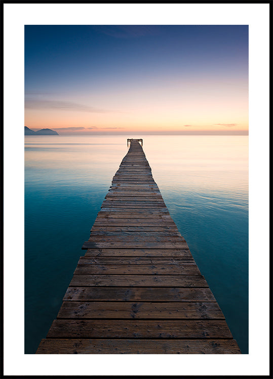 Blue Jetty Poster