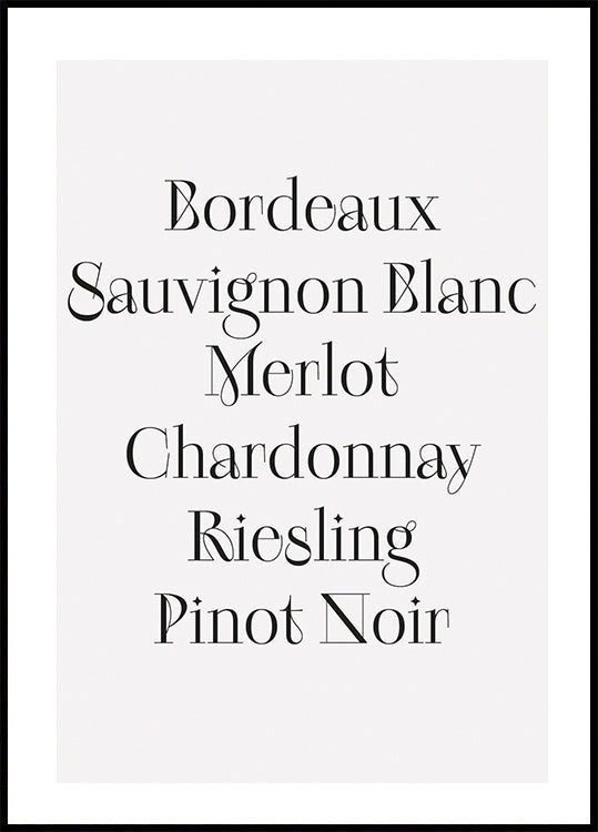 Wine Poster - Posterbox.dk