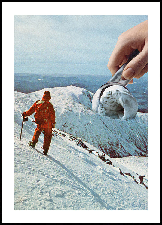 Ice Cream Mountain - Cookies & Cream Poster