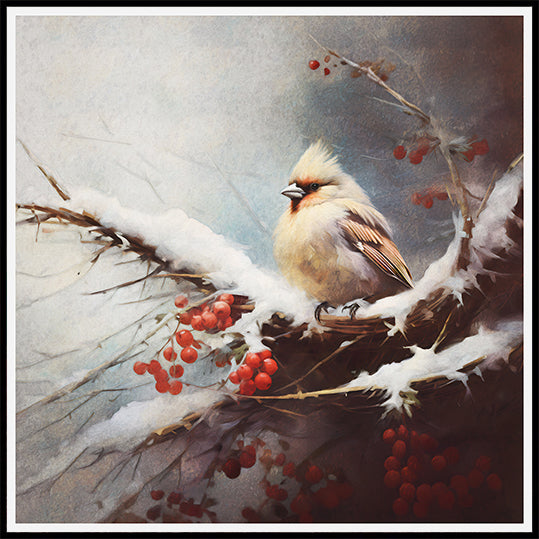 Winter&Feathered Perch Posters