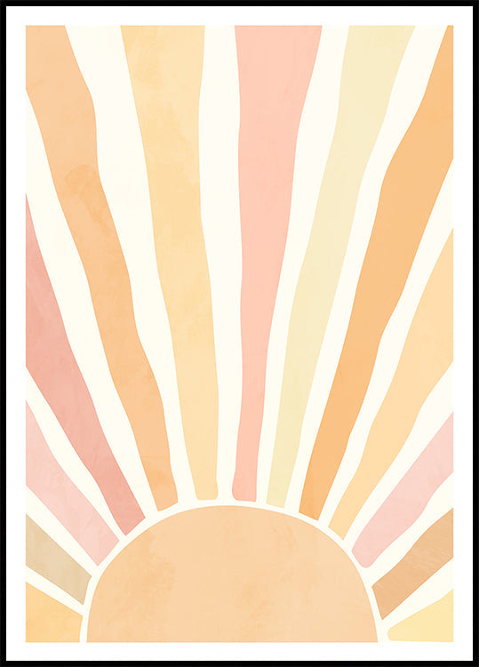 Boho sunrise Poster
