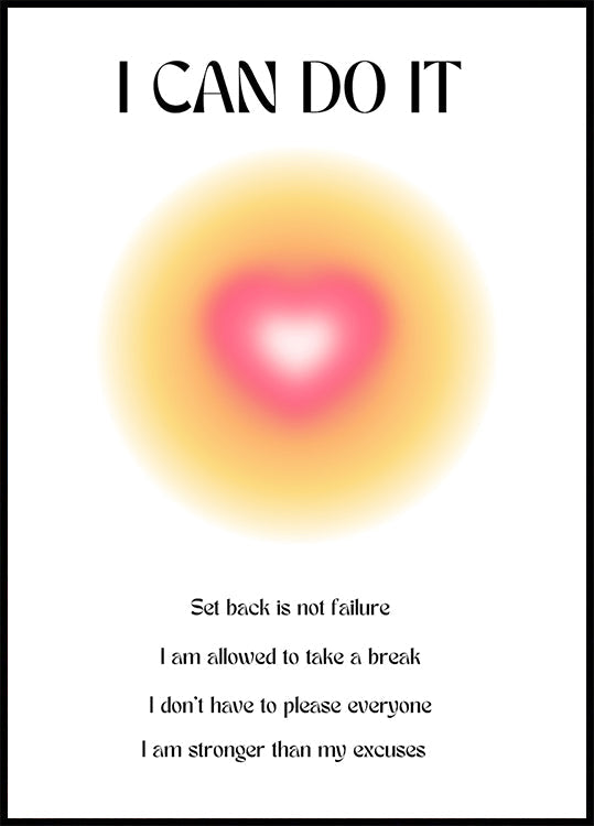 Motivational Aura Poster