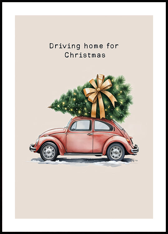 Driving Home for Christmas Poster