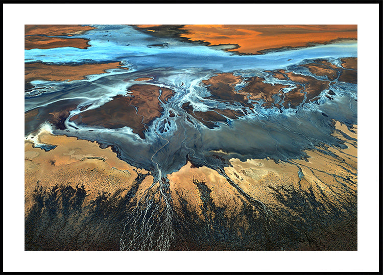 California Aerial - The Desert From Above Poster