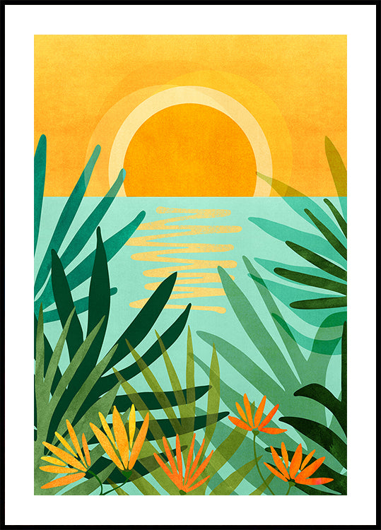 Peaceful Tropics Poster