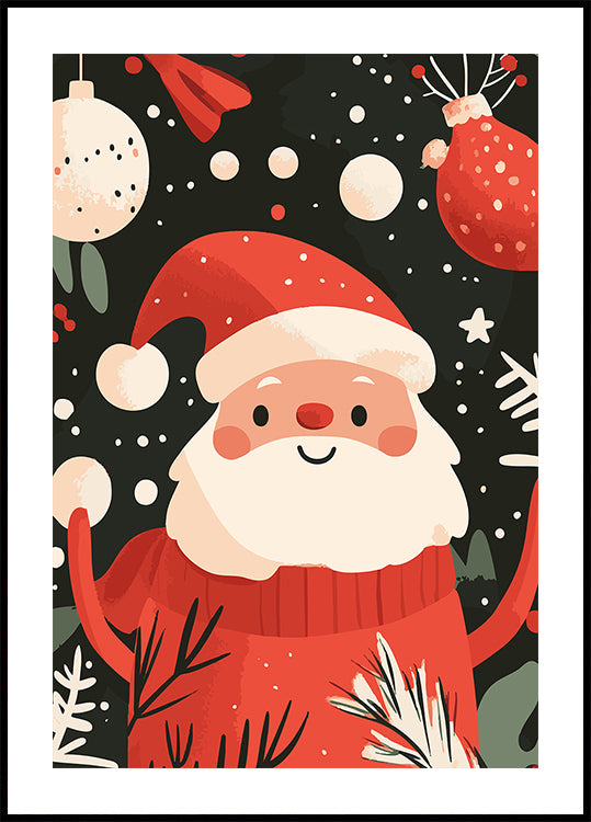 Happy Santa Poster