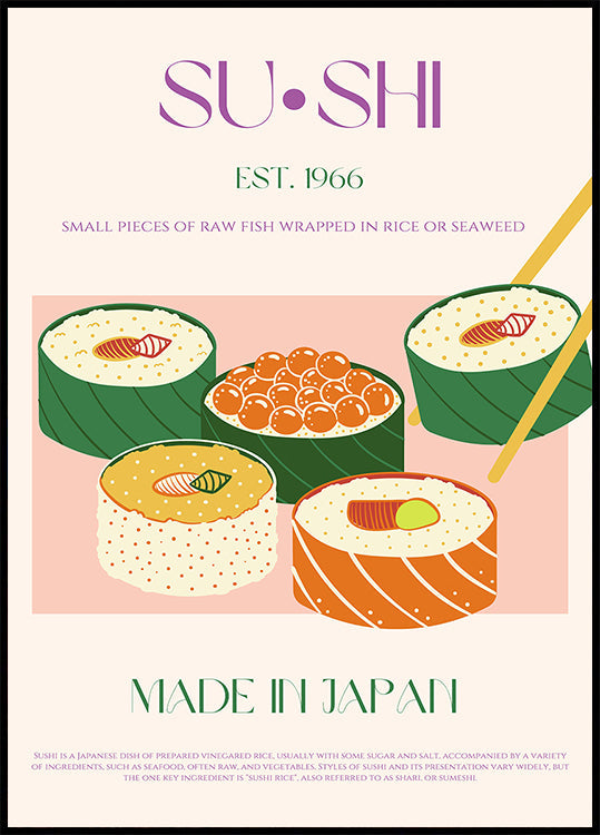 Sushi Delight Poster