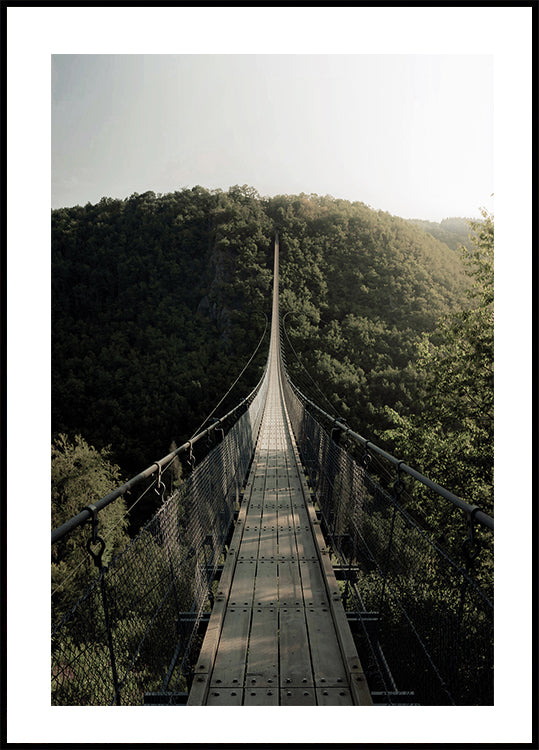 Hanging Bridge Poster - Posterbox.dk