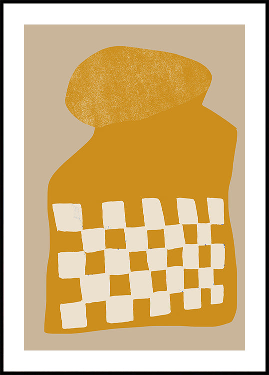 Golden Checkered Shape