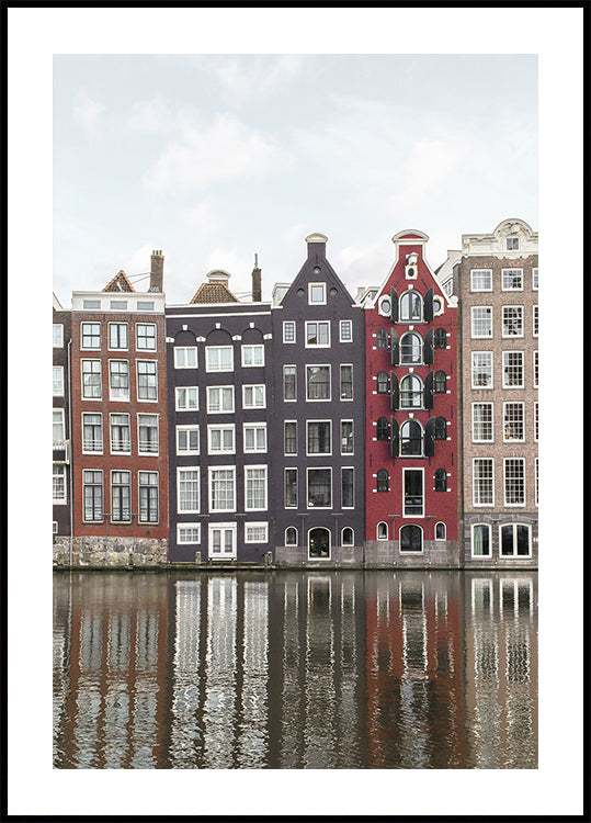 Canal Houses of Amsterdam Poster