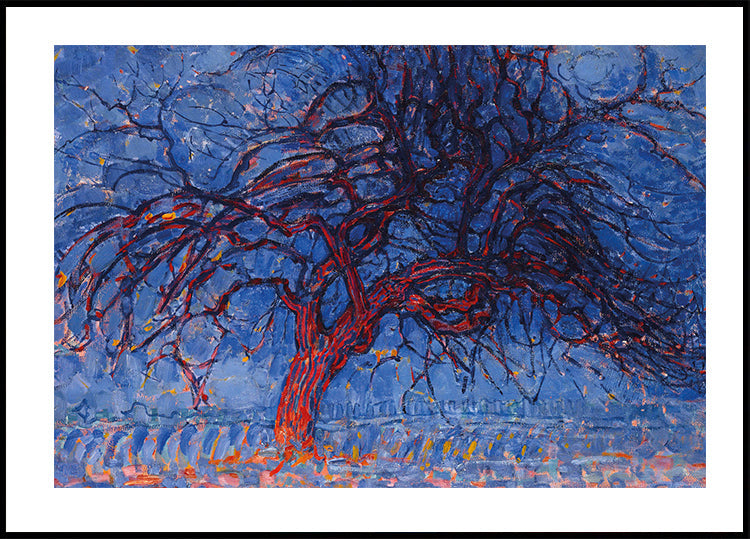 The Red Tree By Piet Mondrian Poster - Posterbox.dk