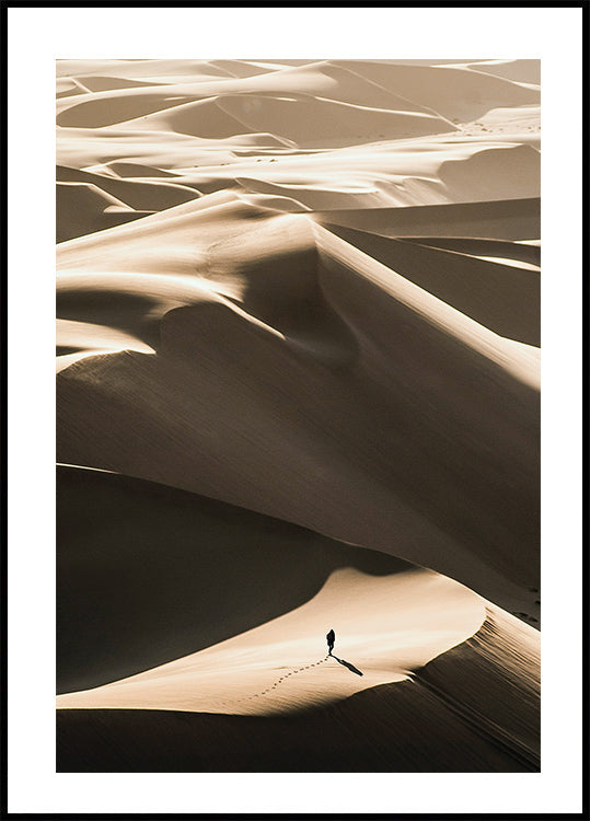 Walking In Desert Poster - Posterbox.dk