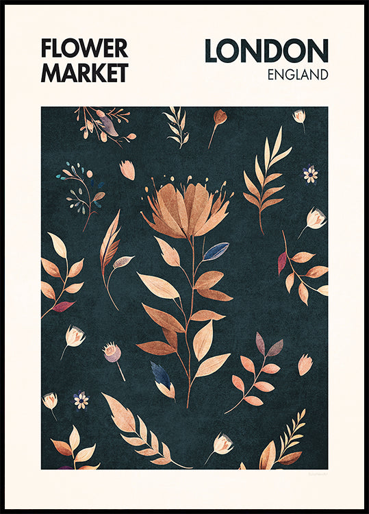 Petals in London Poster