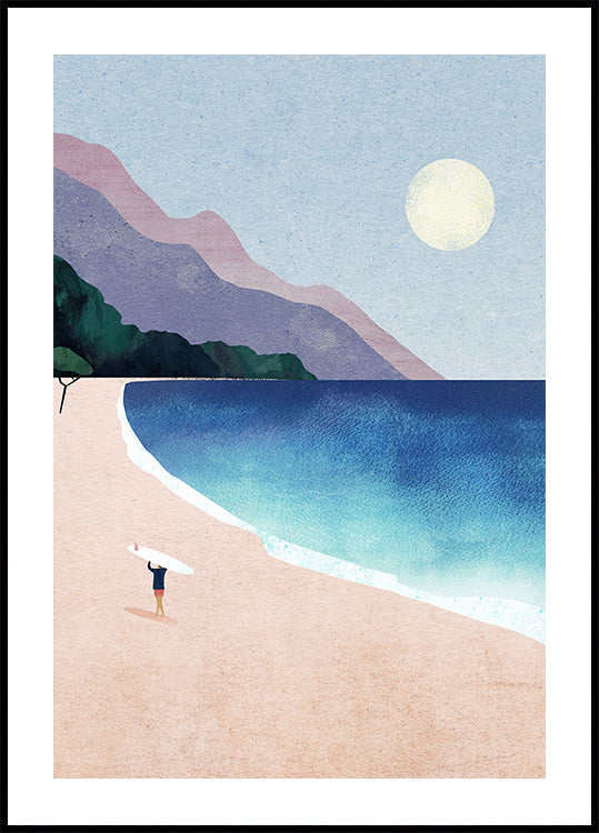Surf Beach Poster