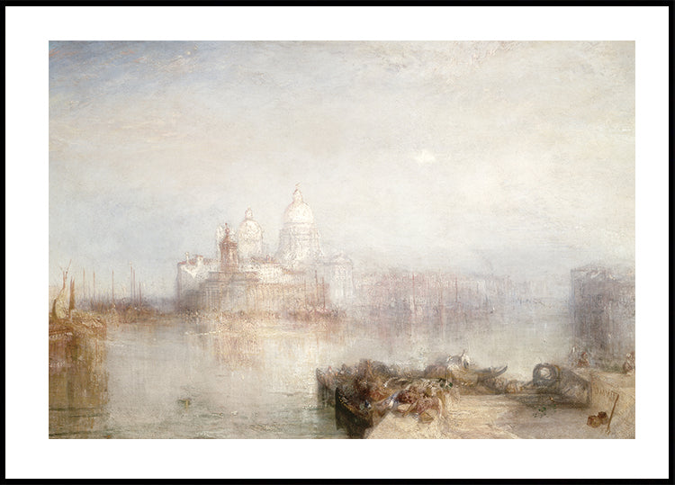 Dogana and Santa Maria By William Turner Poster - Posterbox.dk