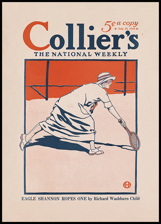 Collier's, the National Weekly, Eagle Shannon Ropes One Poster