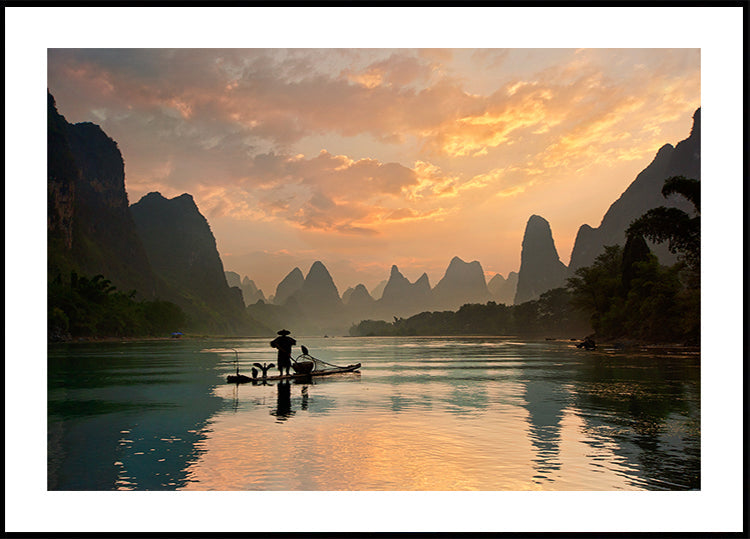 Golden Li River Poster