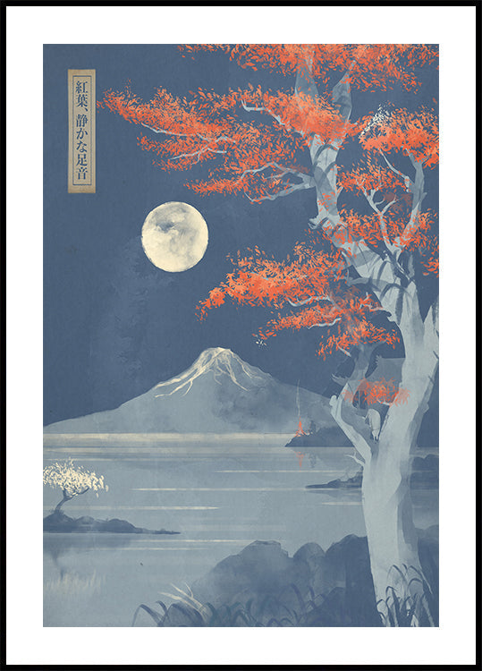 Crimson Leaves, Silent Steps Poster