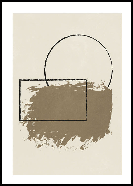 Layered Abstract No. 2 Poster - Posterbox.dk