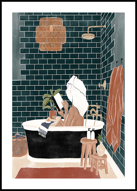 Bathroom Babe Poster