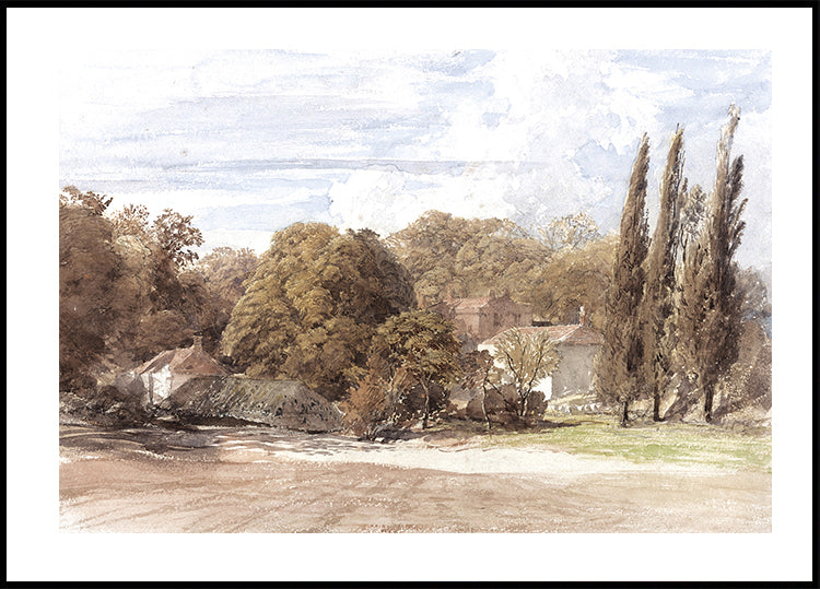 Kensington Gardens By Samuel Palmer Poster - Posterbox.dk