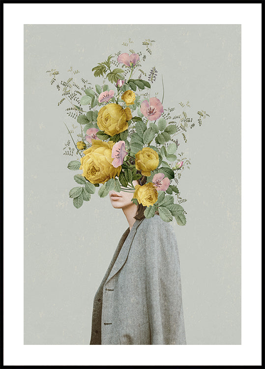 Yellow bouquet Poster