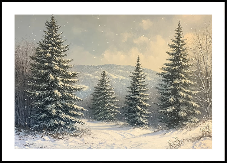 Frosted Horizons Poster