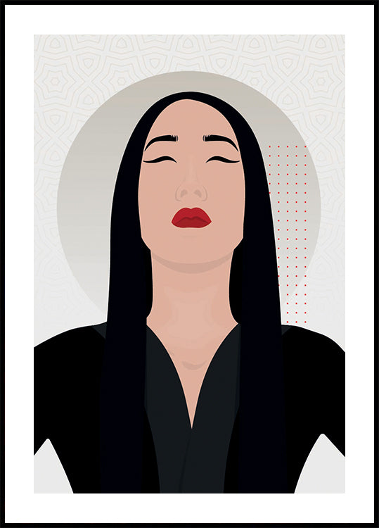 Elegant Geisha Poster