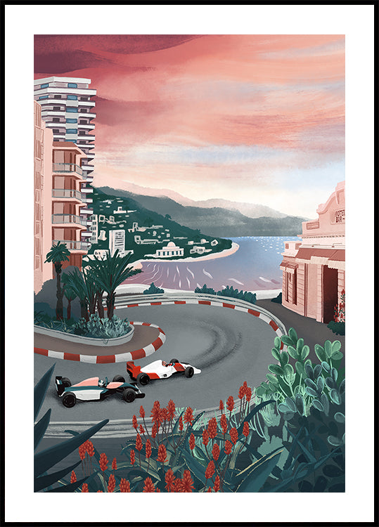 Monaco Circuit Poster