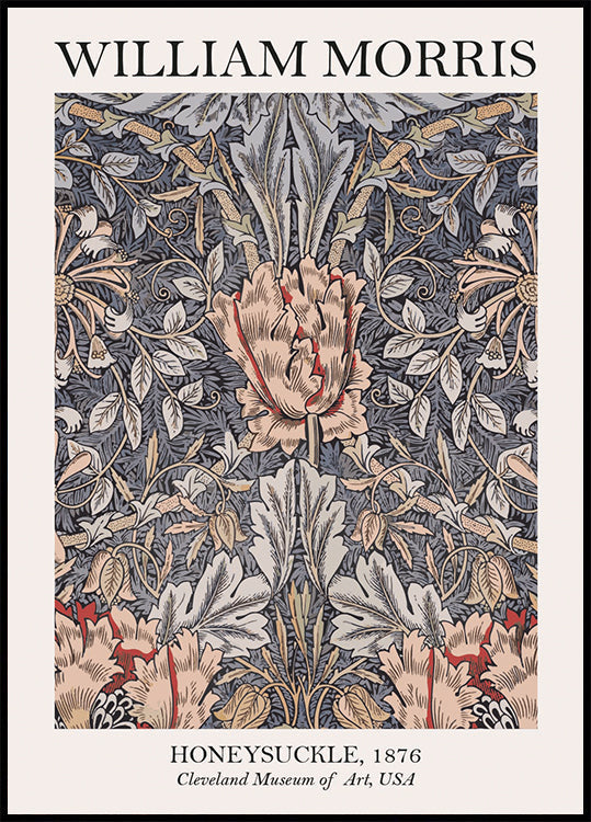 William Morris Honeysuckle Poster - Posterbox.dk