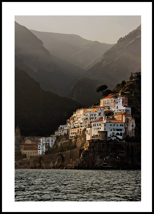 Sunset in Amalfi Poster - Posterbox.dk