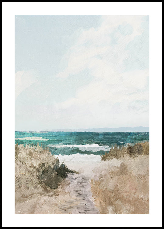 Beach Path Poster