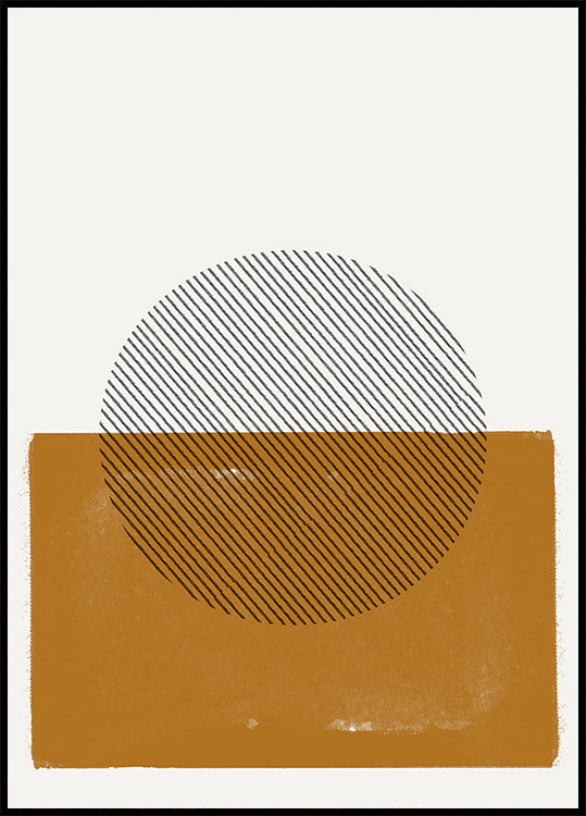 Striped Horizon Poster