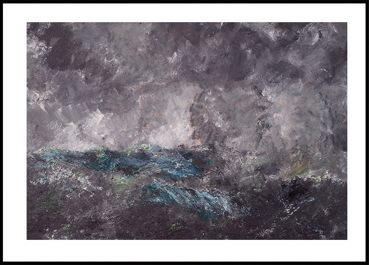 Storm in the Skerries By August Strindberg Poster - Posterbox.dk