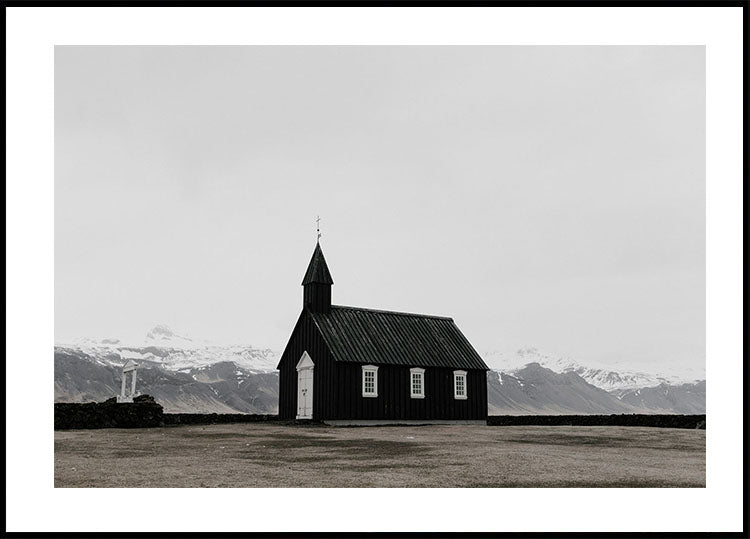 Black Church Poster - Posterbox.dk