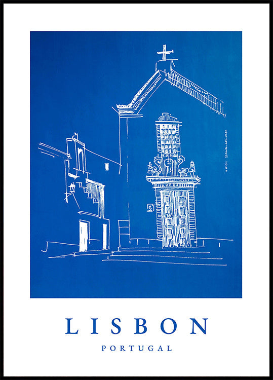 Portugal Blues: Lisbon Poster