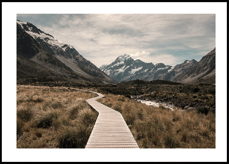 Hooker Valley Track Poster - Posterbox.dk
