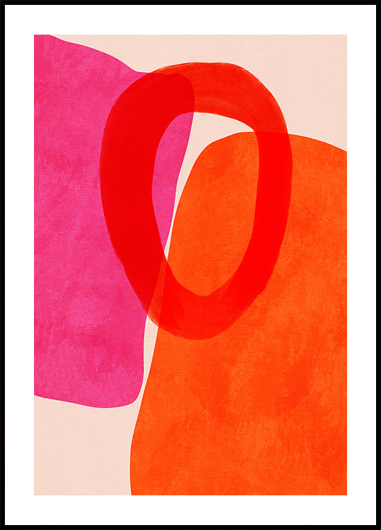 Painted Lines 5 Copy Poster