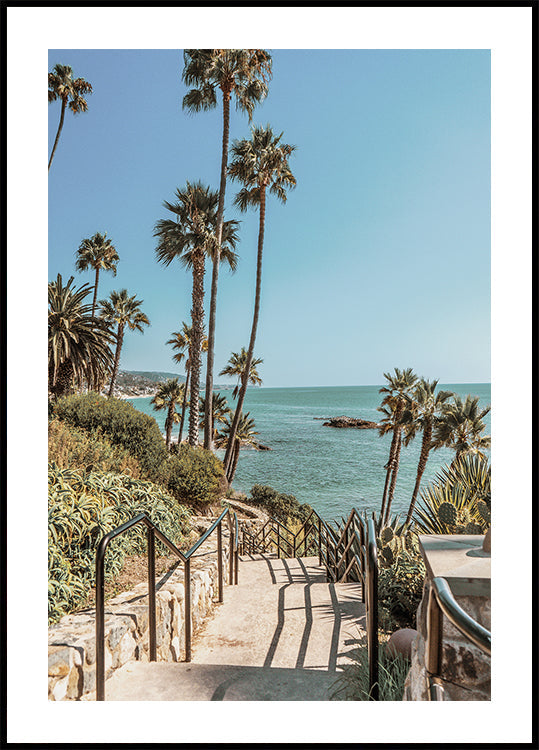 California Coastal Path Poster - Posterbox.dk