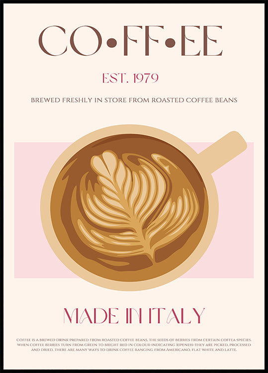 Italian Coffee Poster