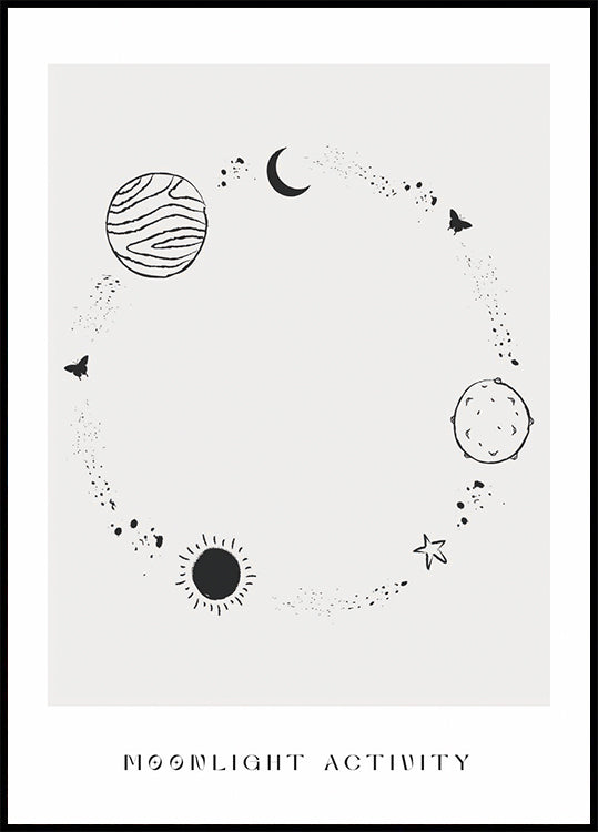 Moonlight Activity No. 4 Poster - Posterbox.dk