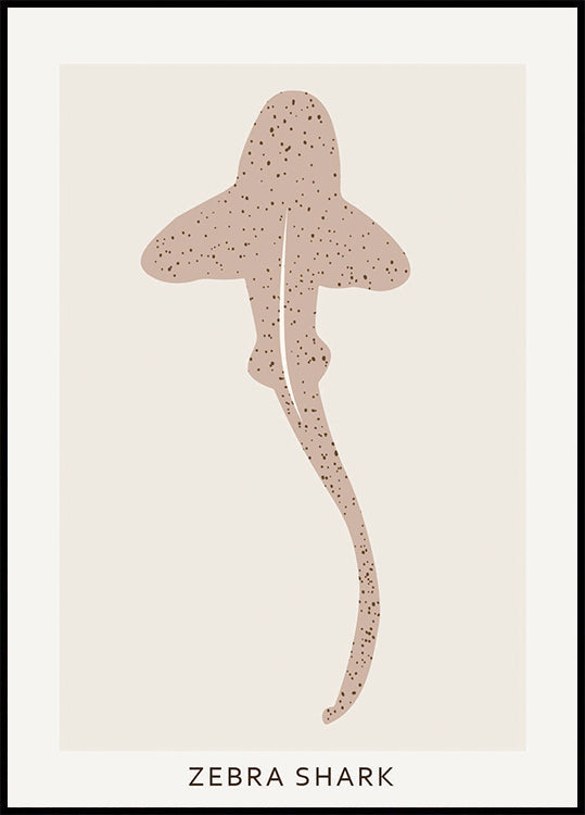 Zebra Shark Poster - Posterbox.dk