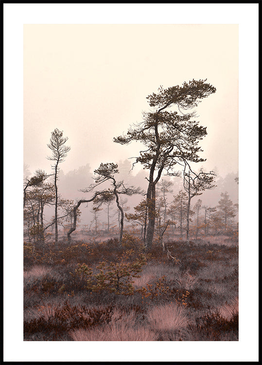 Sculptural trees Poster