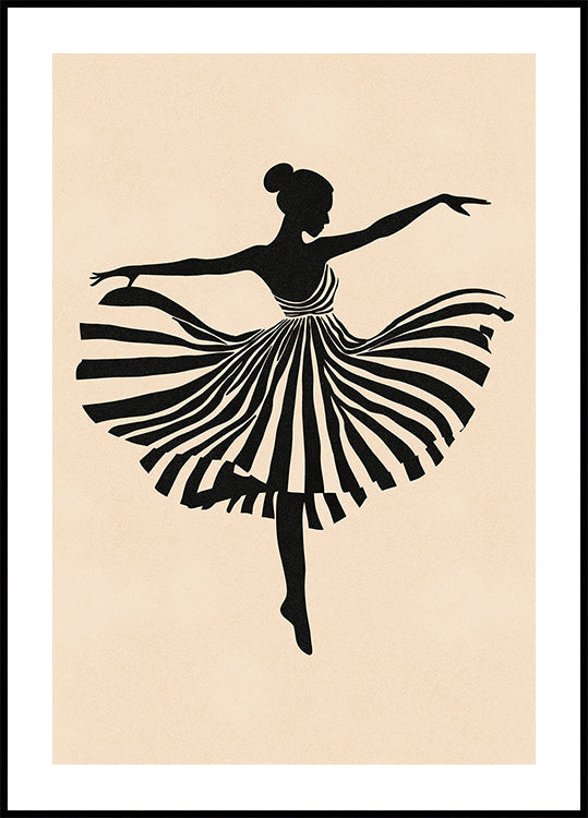 Dancing Silhouette Poster