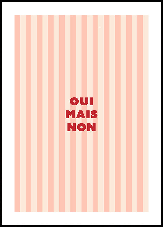 oui mais non Poster