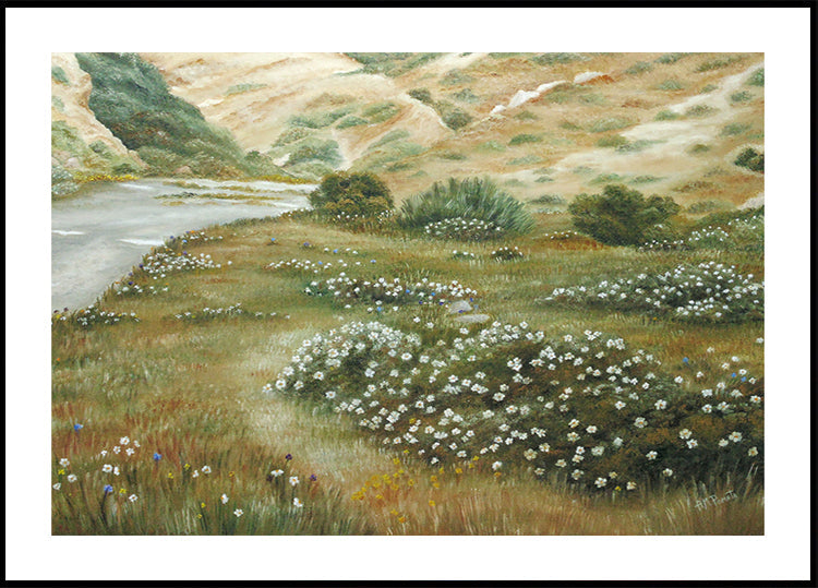 Path of Flowers Poster